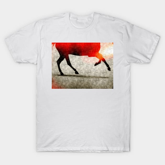 TROT; Horse as GRACEFUL DANCER T-Shirt by mister-john